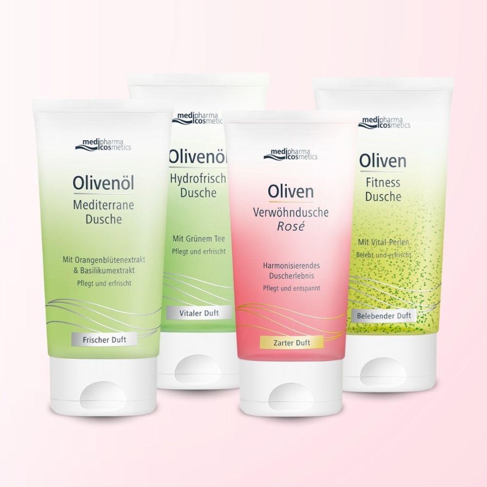 Oliven Verwöhndusche Rose 150 ml Duschgel