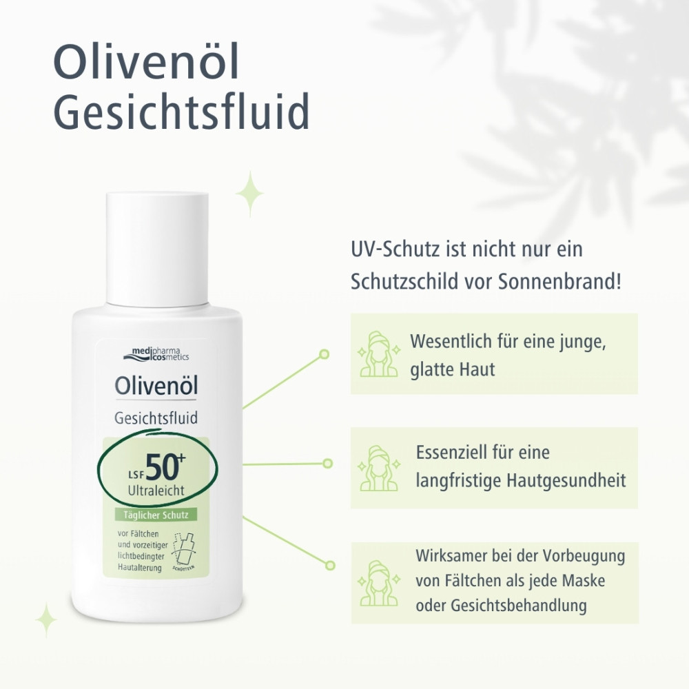 Olivenöl Gesichtsfluid LSF 50+ Ultraleicht 50 ml Creme