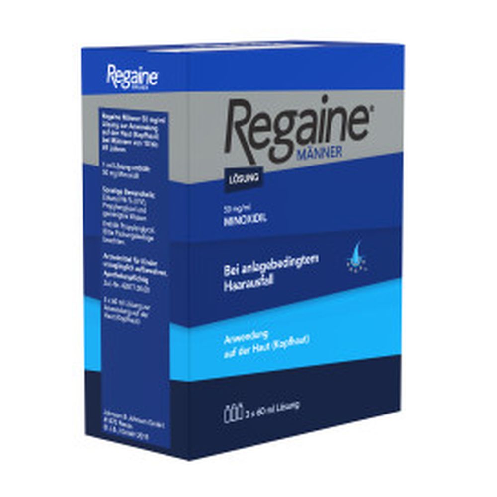 Regaine MÄNNER Lösung (3 Monats Packung) bei erblich bedingtem Haarausfall