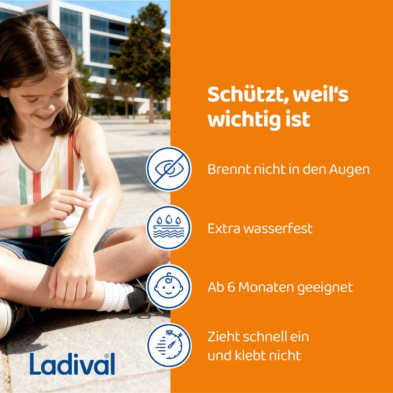Ladival Empfindliche Kinderhaut Sonnenschutz-Spray LSF 50+ 150 ml Spray