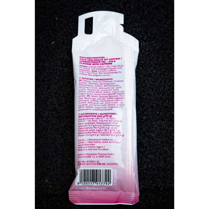 OMNi POWER CARBO HYDRO GEL PRO COLA 75 g Gel