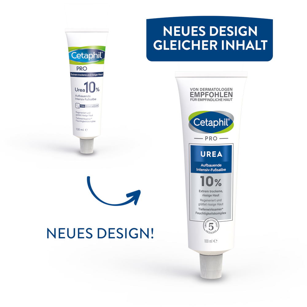 Cetaphil PRO UREA 10% Aufbauende Intensiv-Fußsalbe 100 g Salbe