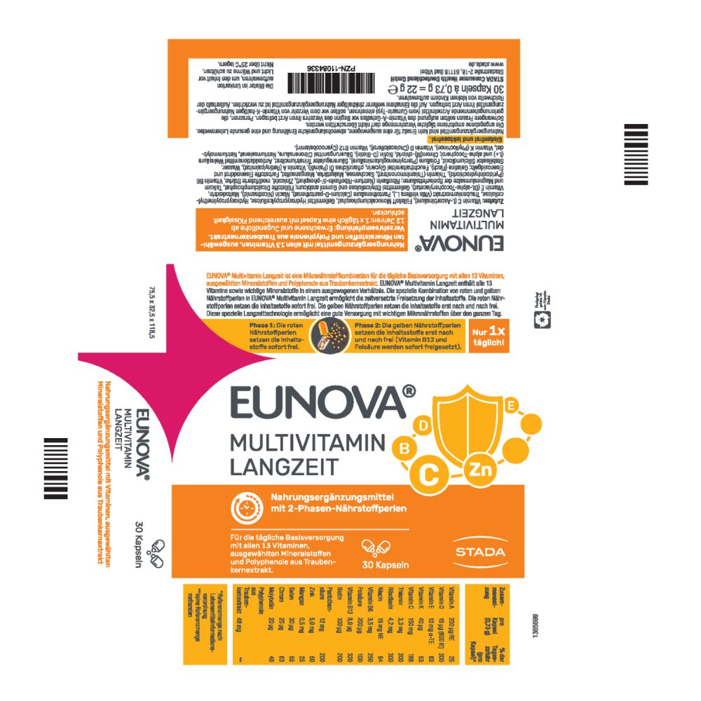 EUNOVA MULTIVITAMIN LANGZEIT 30 St Kapseln