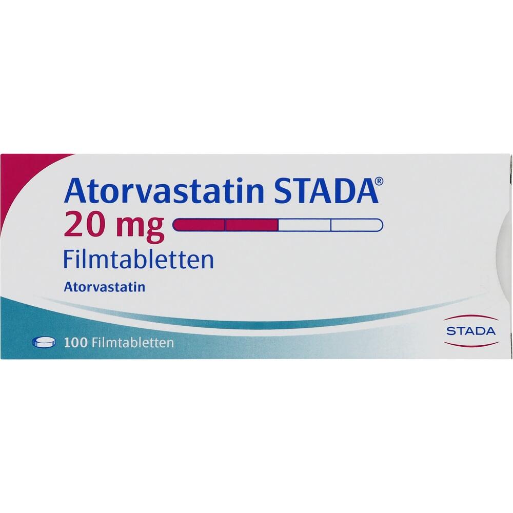 Atorvastatin STADA 20mg 100 St Filmtabletten