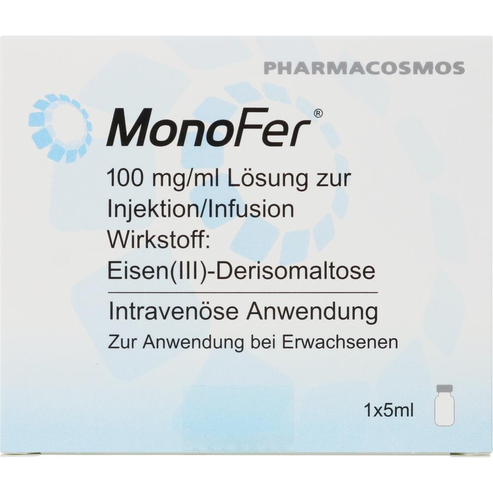 MONOFER 100 mg/ml Lsg.z.Injektion/Infusion Dsfl. 1X5 ml Injektions-/Infusionslösung