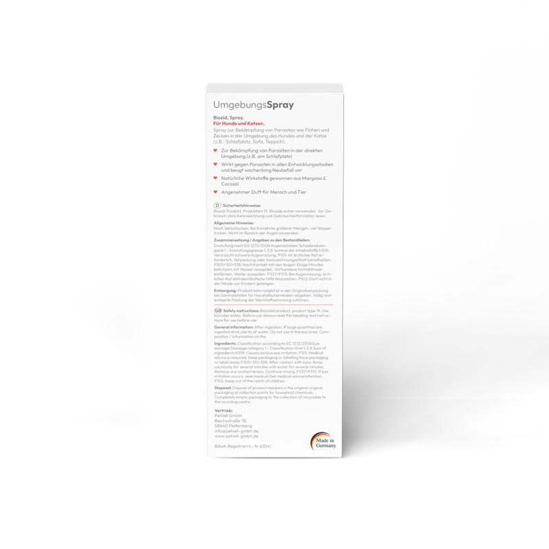 PHA UmgebungsSpray für Hunde und Katzen 150 ml Spray