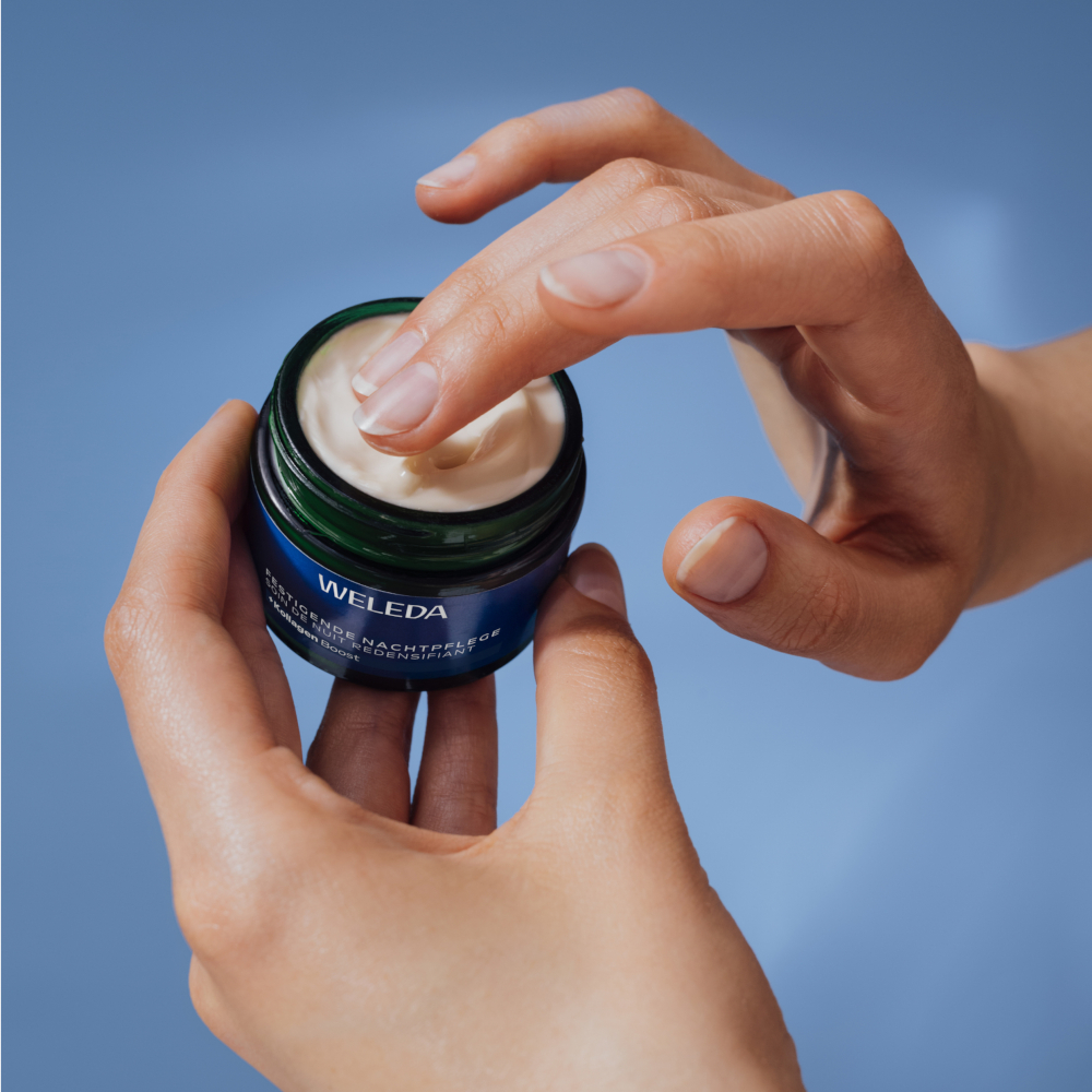 WELEDA Festigende Nachtpflege Blauer Enzian & Edelweiss 40 ml Nachtcreme