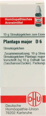 PLANTAGO MAJOR D 6 Globuli 10 g Globuli