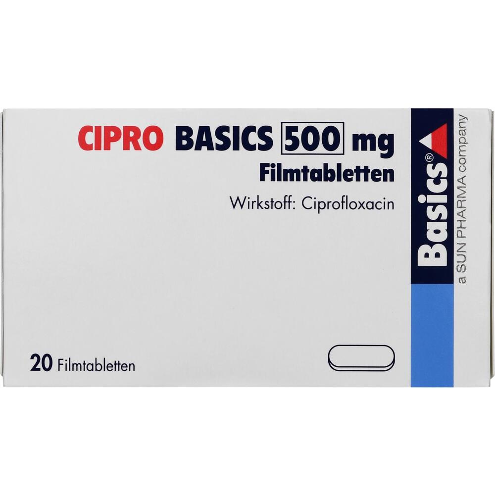 CIPRO BASICS 500mg 20 St Filmtabletten