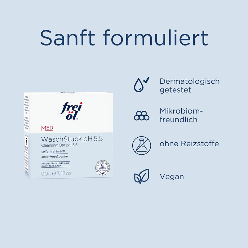 frei öl WaschStück pH 5,5 90 g Seife