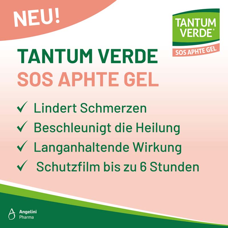 TANTUM VERDE SOS APHTE GEL 8 ml Gel