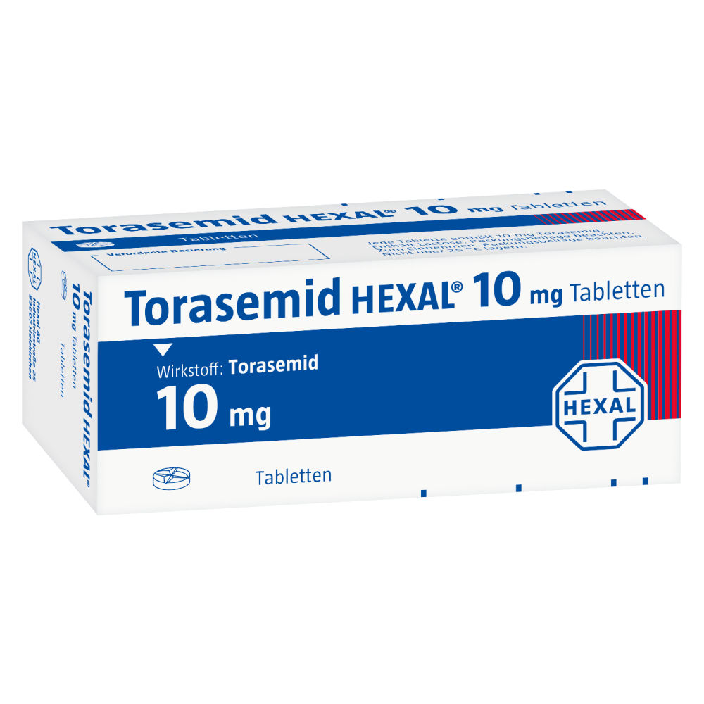Torasemid HEXAL 10mg 50 St Tabletten