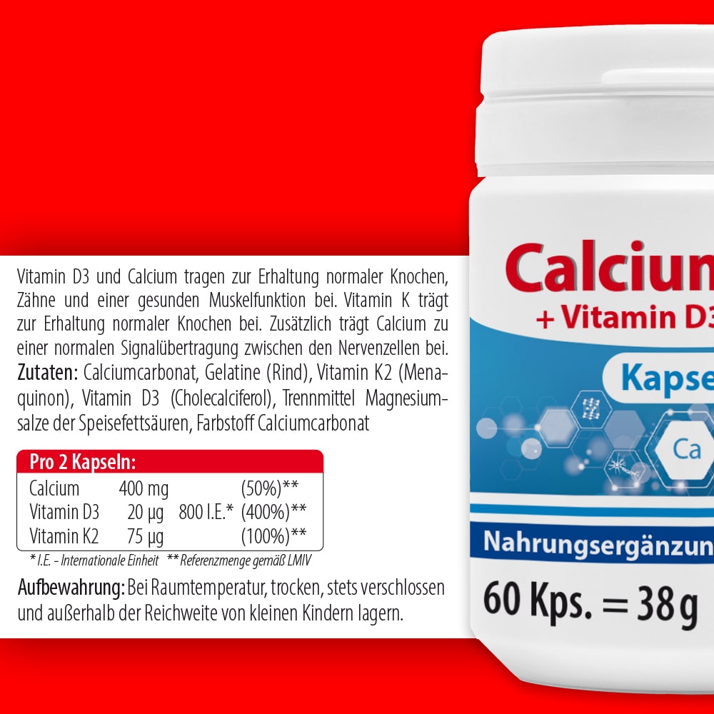 CALCIUM 400 Kapseln 60 St Kapseln