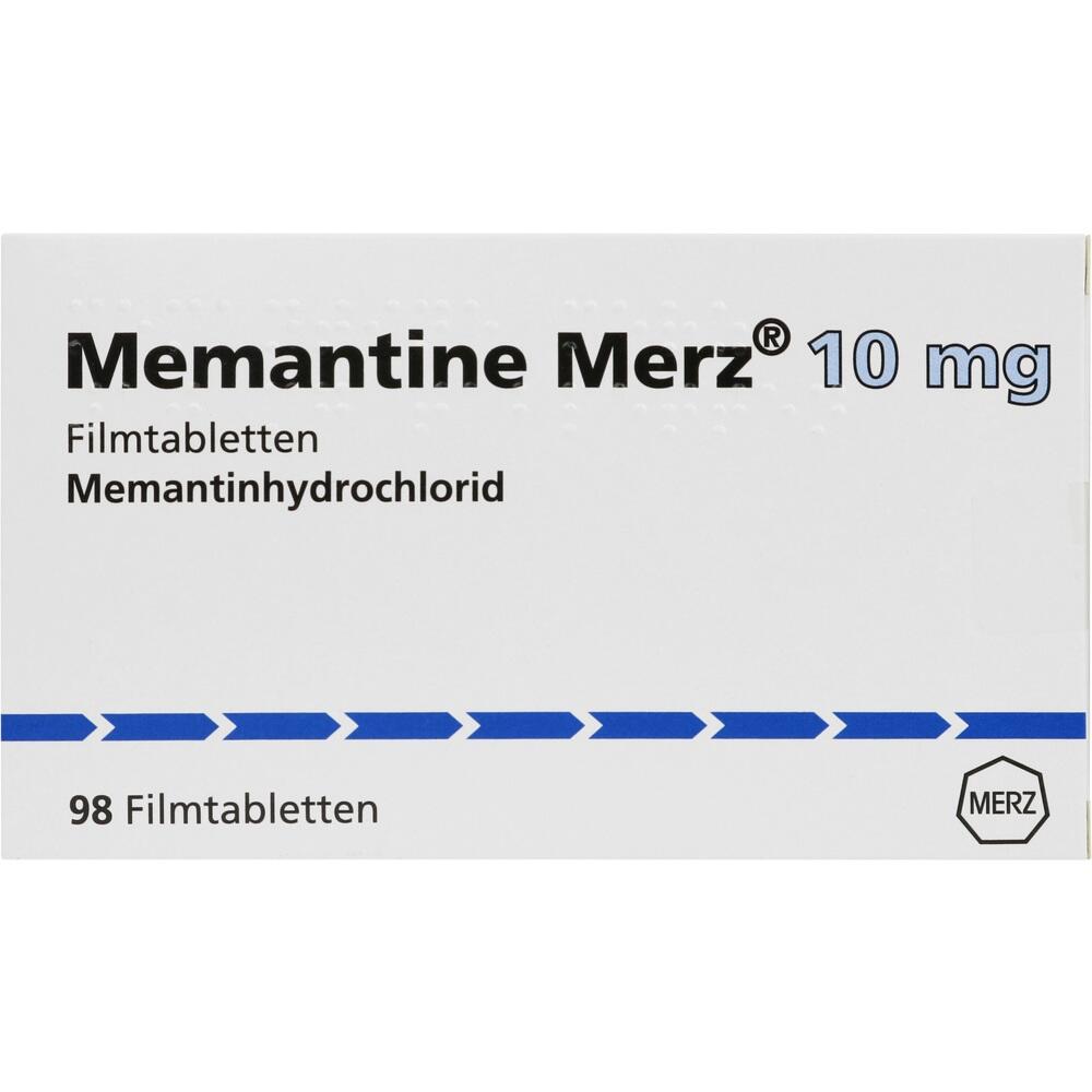 Memantine Merz 10mg 98 St Filmtabletten