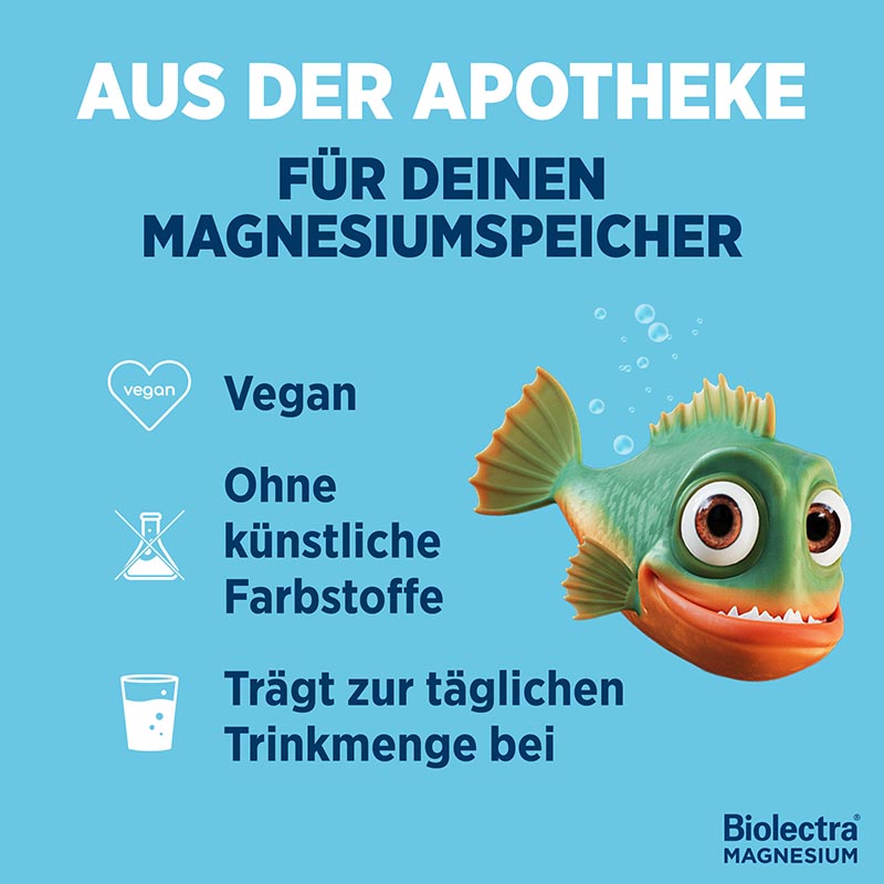 Biolectra MAGNESIUM 150mg Zitrone  20 St Brausetabletten