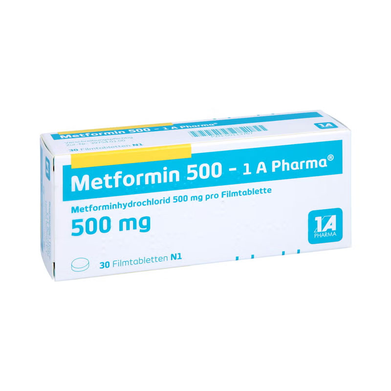 Metformin 500-1 A Pharma 30 St Filmtabletten
