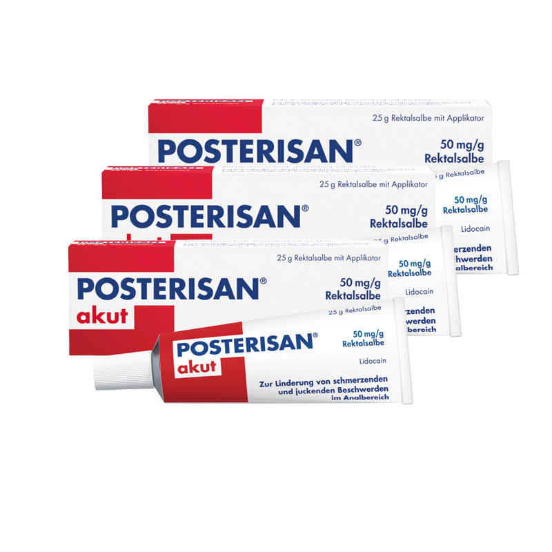 POSTERISAN akut 3er Set 3X25 g Salbe