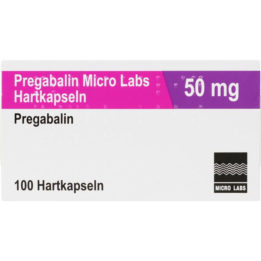 Pregabalin Micro Labs 50 mg 100 St Hartkapseln