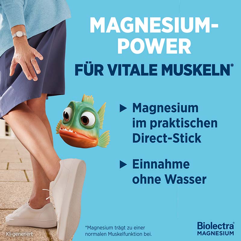 Biolectra MAGNESIUM 300mg Direct Zitrone  40 St Pellets