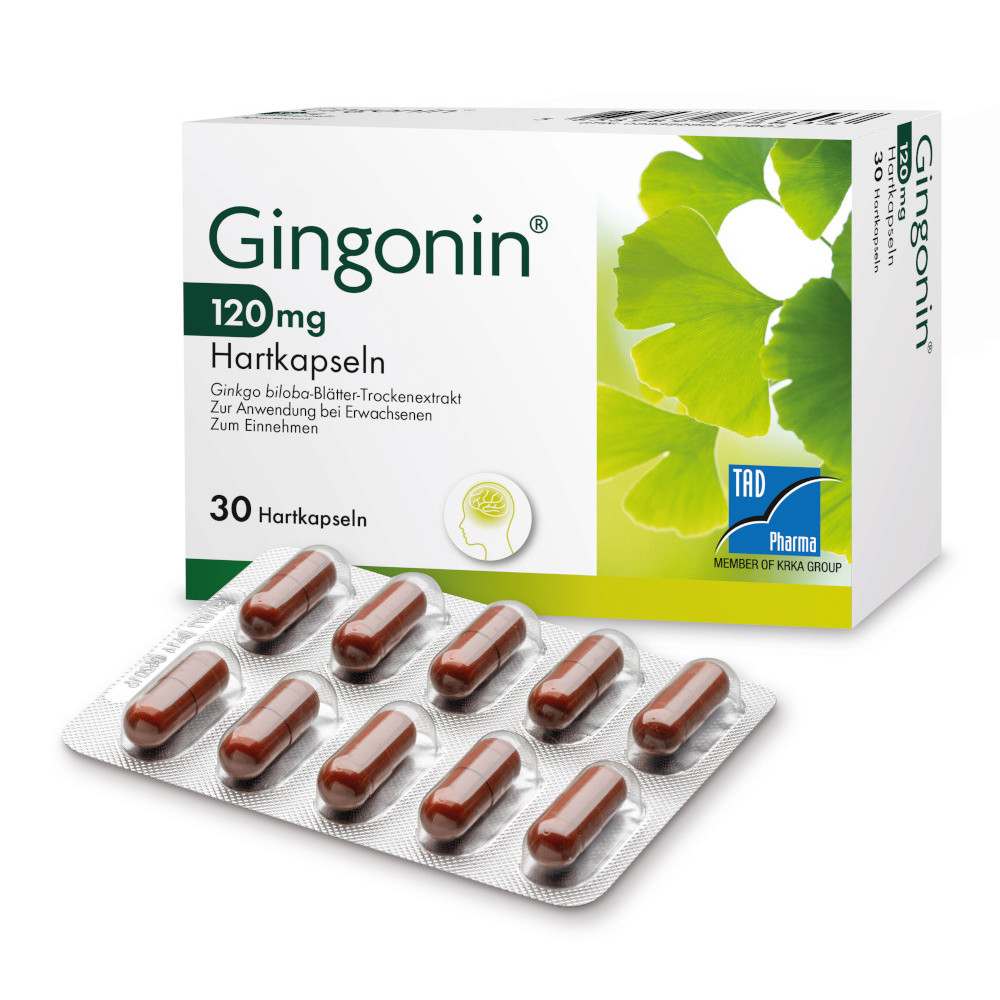 Gingonin 120mg 30 St Hartkapseln