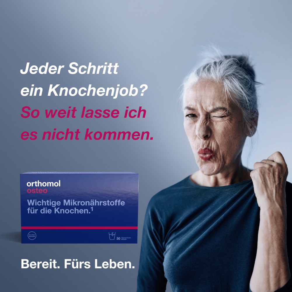 orthomol osteo - Mikronährstoffe - Nahrungsergänzungsmittel mit den Vitaminen C, D und K sowie Zink - Granulat