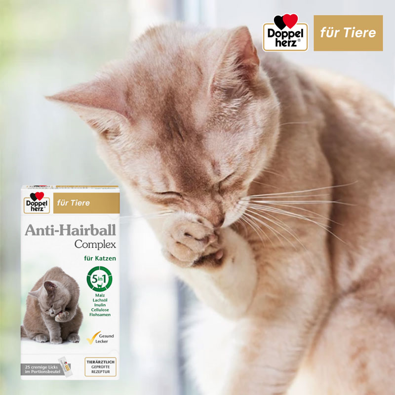 Doppelherz für Tiere Anti-Hairball Complex 25X10 g Paste