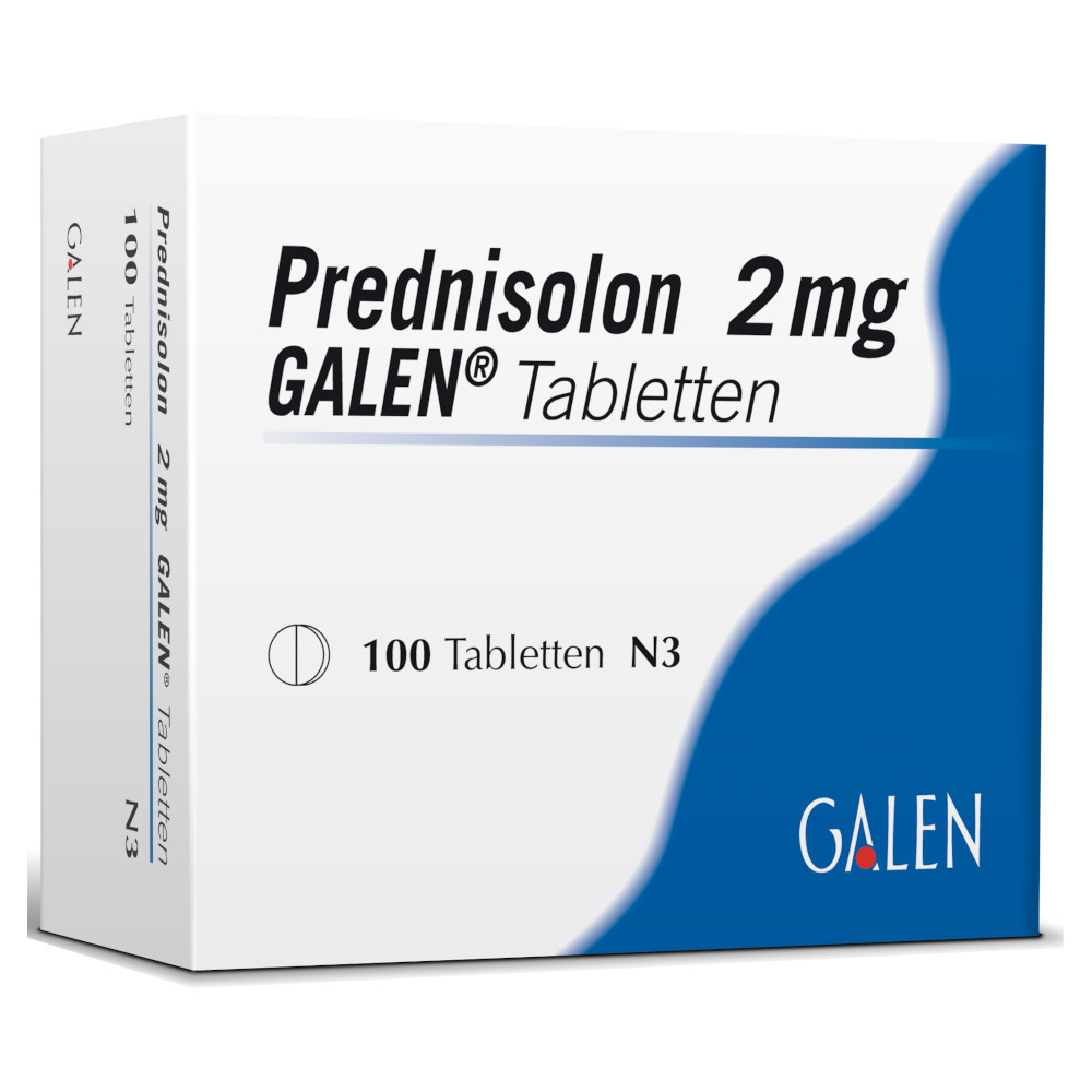PREDNISOLON 2 mg GALEN Tabletten 100 St Tabletten