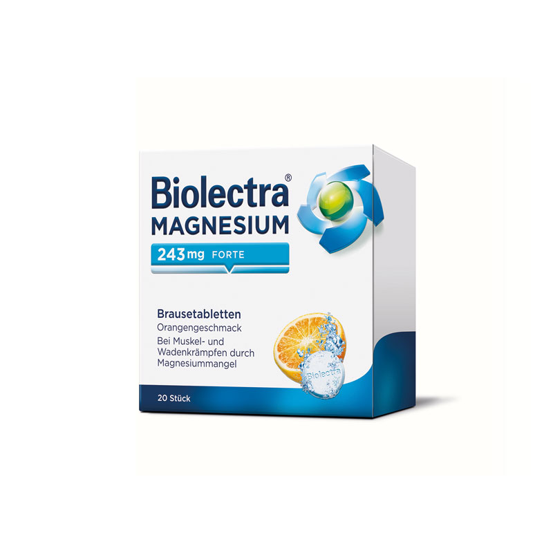 Biolectra MAGNESIUM 243mg FORTE Orange 20 St Brausetabletten
