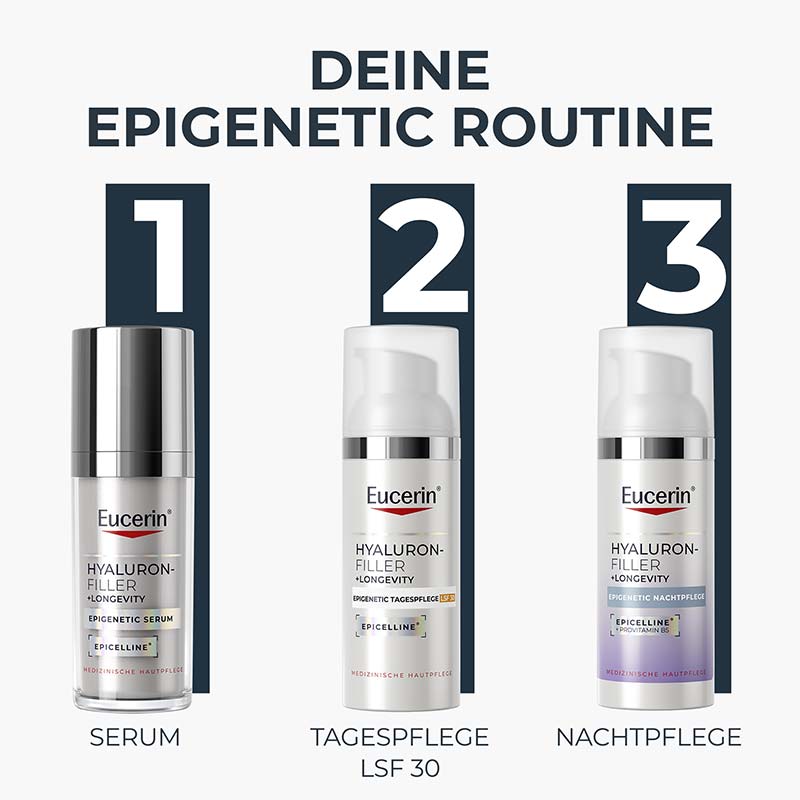 Eucerin HYALURON-FILLER + LONGEVITY EPIGENETIC NACHT +20% sparen* 50 ml Nachtcreme