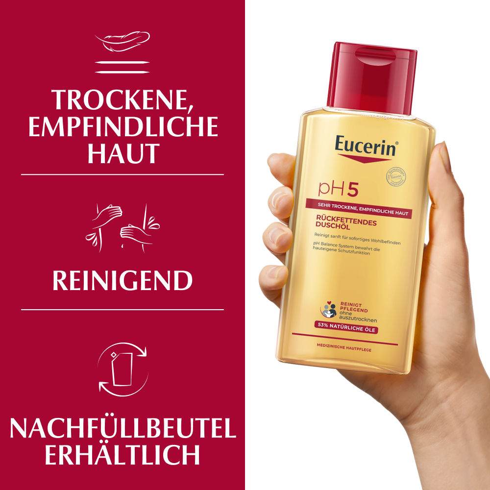 Eucerin pH5 Rückfettendes Duschöl 200 ml Duschgel