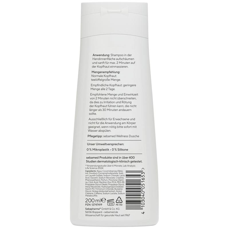 sebamed ANTI-HAARVERLUST SHAMPOO 200 ml Shampoo