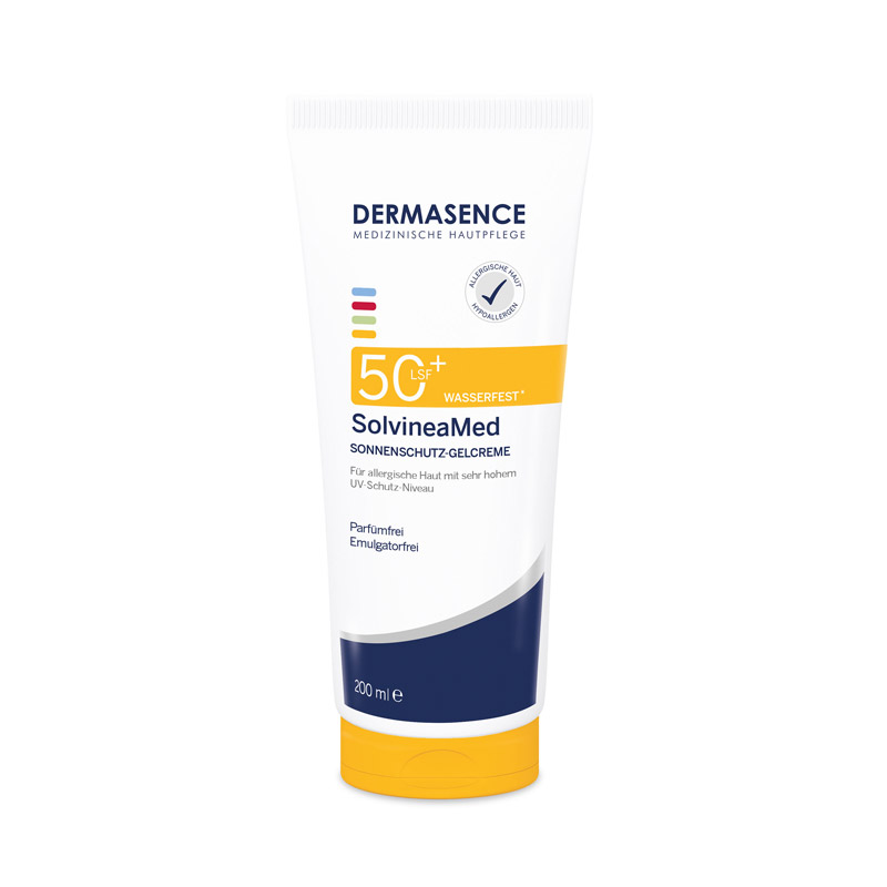 DERMASENCE SolvineaMed SONNENSCHUTZ-GELCREME LSF 50+ 200 ml Gel