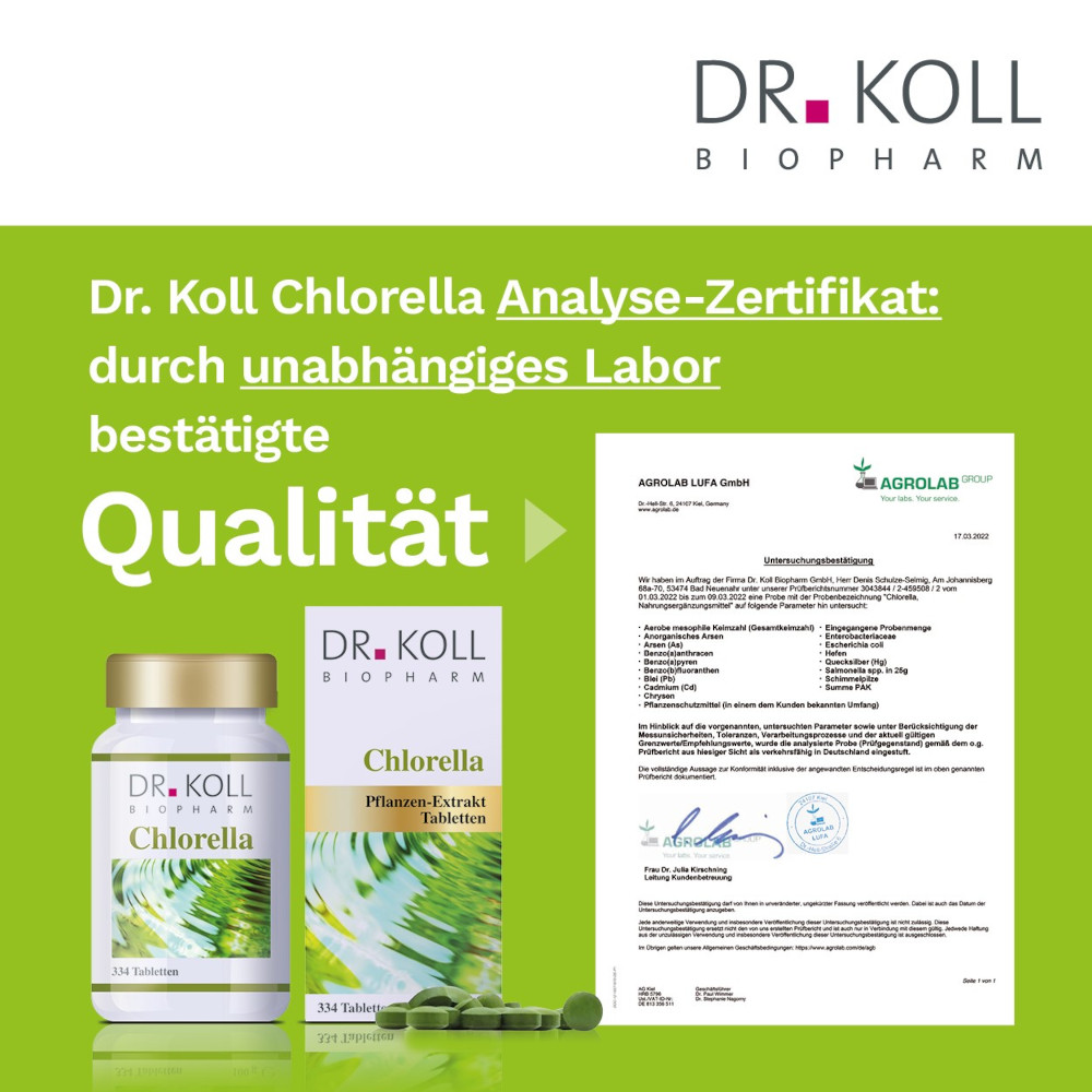 DR. KOLL Chlorella 334 St Tabletten