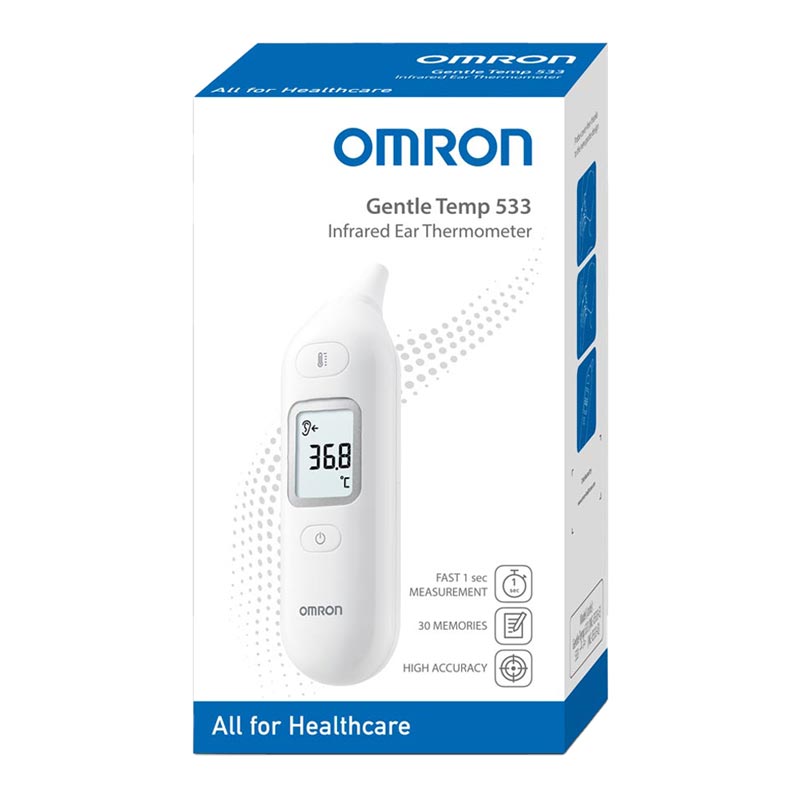 OMRON Gentle Temp 533 Infrared Ear Thermometer 1 St