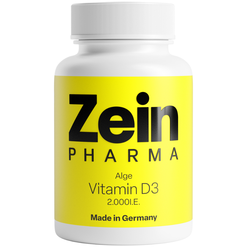 Zein Pharma Veganes Vitamin D3 2.000 I.E. 120 St Kapseln