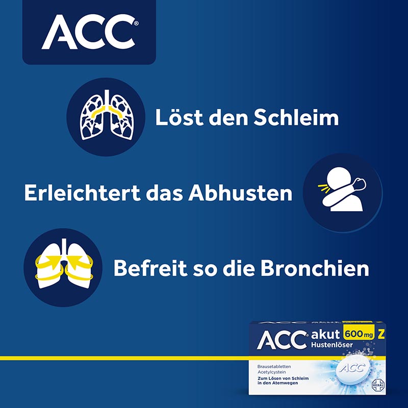 ACC akut 600 mg Z Hustenl&ouml;ser 10 St Brausetabletten
