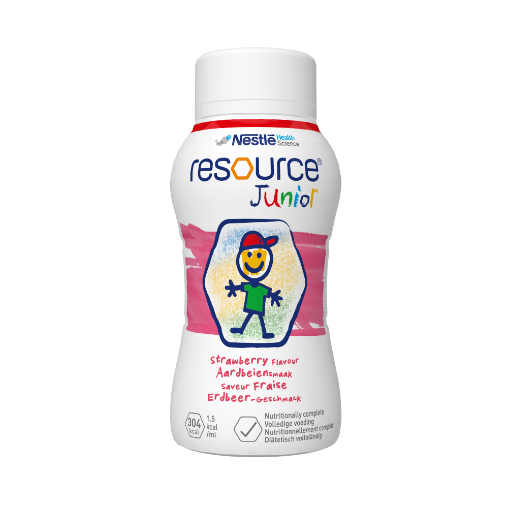 resource Junior Erdbeere Geschmack 6X4X200 ml Flüssigkeit