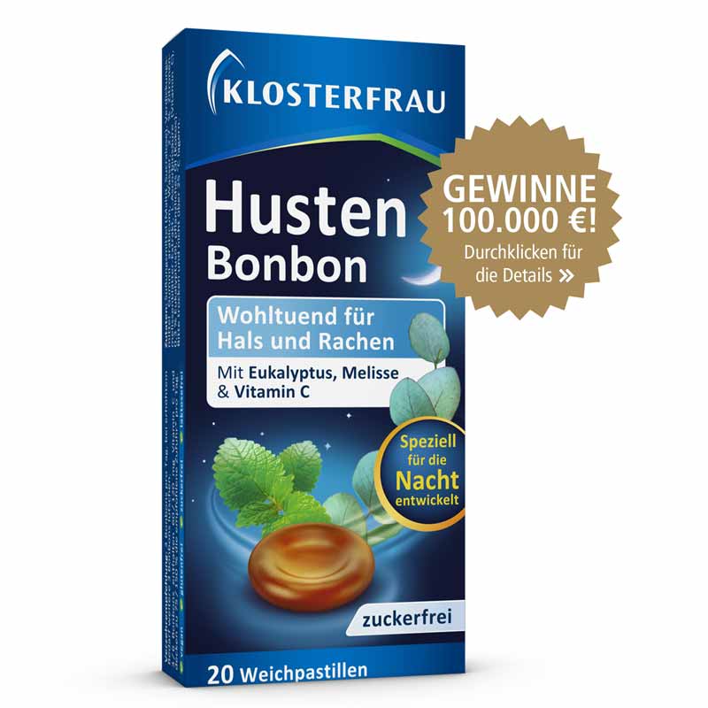 KLOSTERFRAU Hustenbonbon zuckerfrei 20 St Pastillen