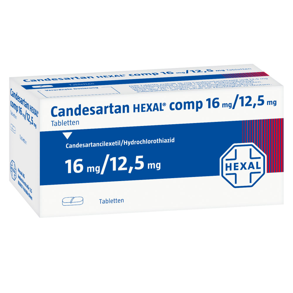 Candesartan HEXAL comp 16mg/12,5mg 98 St Tabletten
