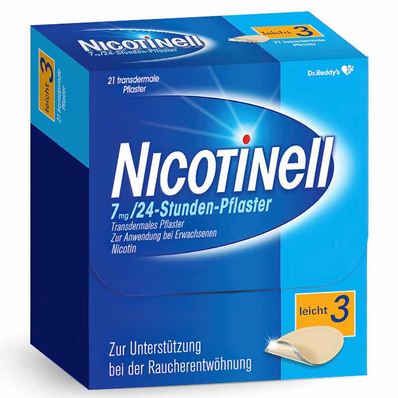 NICOTINELL 7mg/24 Stunden 21 St Pflaster transdermal