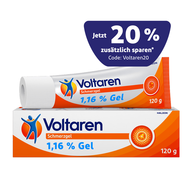 Voltaren Schmerzgel- Jetzt 20% sparen - Jetzt 20% sparen 120 g Gel