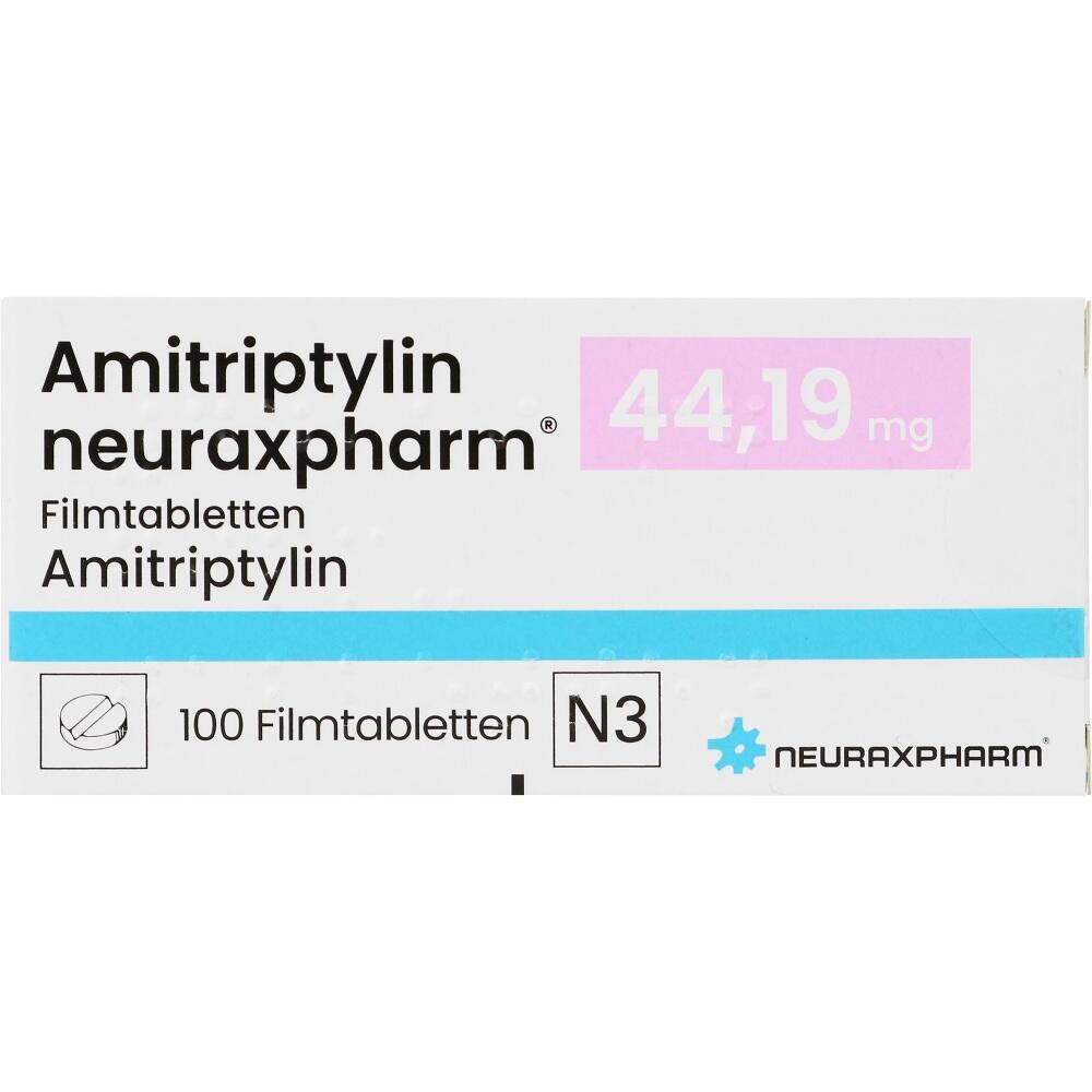 Amitriptylin neuraxpharm 44,19 mg Filmtabletten 100 St Filmtabletten
