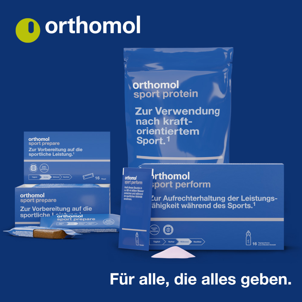 orthomol sport - Mikronährstoffe mit Magnesium, Vitamin D und B12 - Trinkampullen/Tabletten/Kapseln