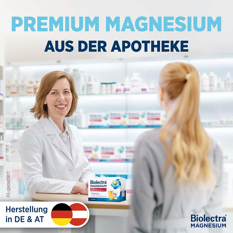 Biolectra MAGNESIUM 400mg ULTRA Orange  40 St Granulat