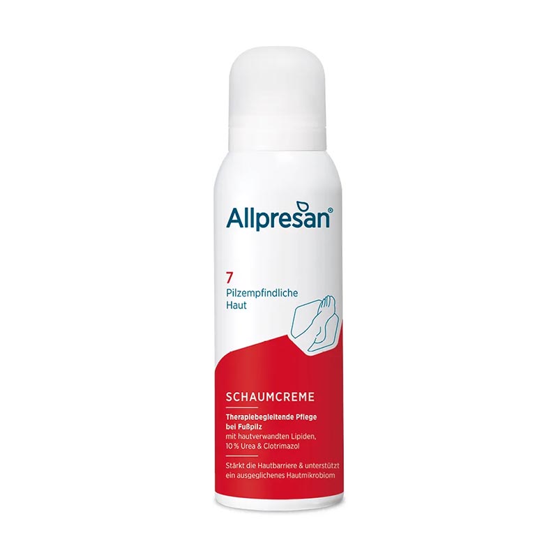 Allpresan Fuß spezial Nr. 7 SCHAUM-CREME  Pilz-empfindliche Haut 125 ml Schaum