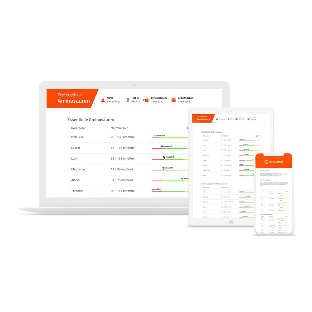 cerascreen Aminosäuren Test  1 St Test