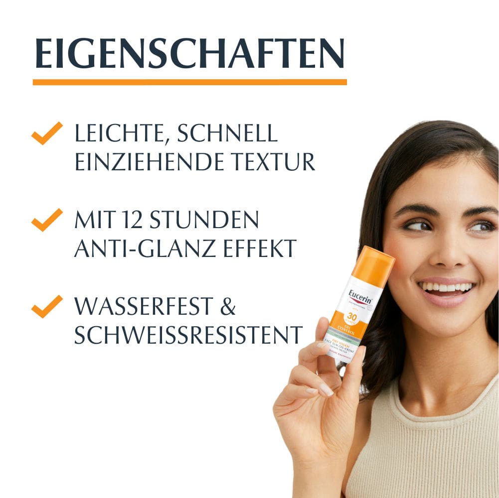 Eucerin SUN OIL CONTROL DRY TOUCH FACE SUN GEL-CREME LEICHTE TEXTUR LSF 30   50 ml Creme