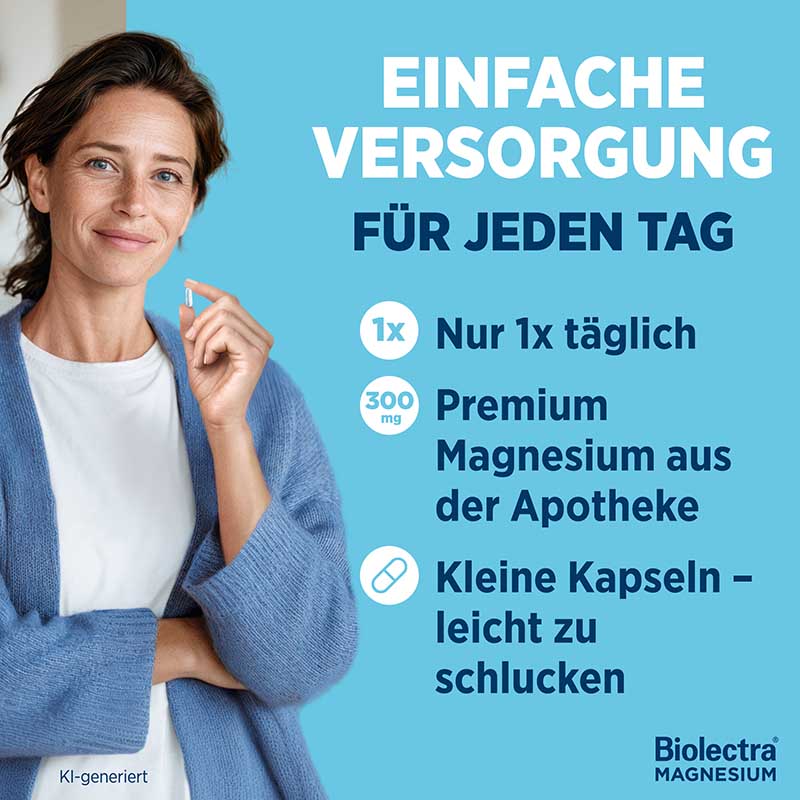 Biolectra MAGNESIUM 300mg  40 St Kapseln