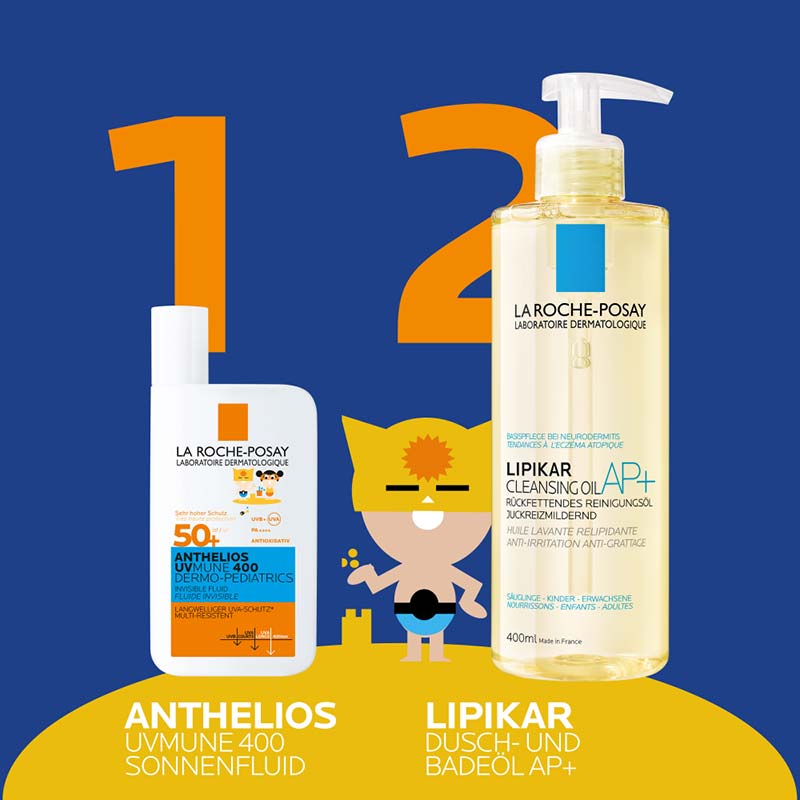 ROCHE-POSAY Anthelios Dermo Kids Fluid LSF 50+ 50 ml Flüssigkeit