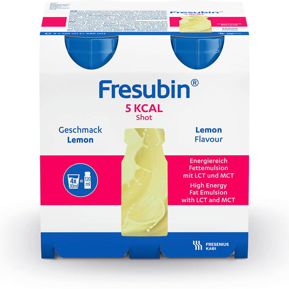 Fresubin 5 kcal SHOT Lemon 4X120 ml Lösung